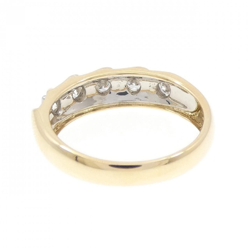 Nhẫn kim cương K18YG/PT900 0.376CT 668079