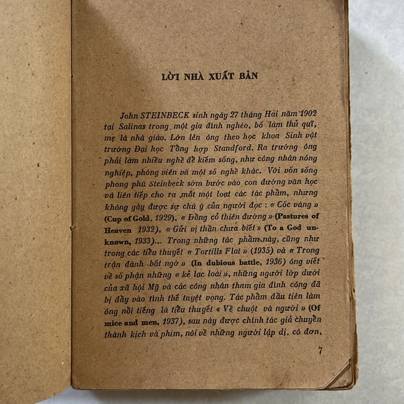 Chùm nho phẫn nộ TẬP 1 — John Steinbeck — 1989s 497530