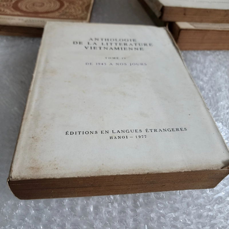 Anthologie de la lietterature Vietnamienne | 4 tập | in 1972 đến 1975 giấy tốt 507641