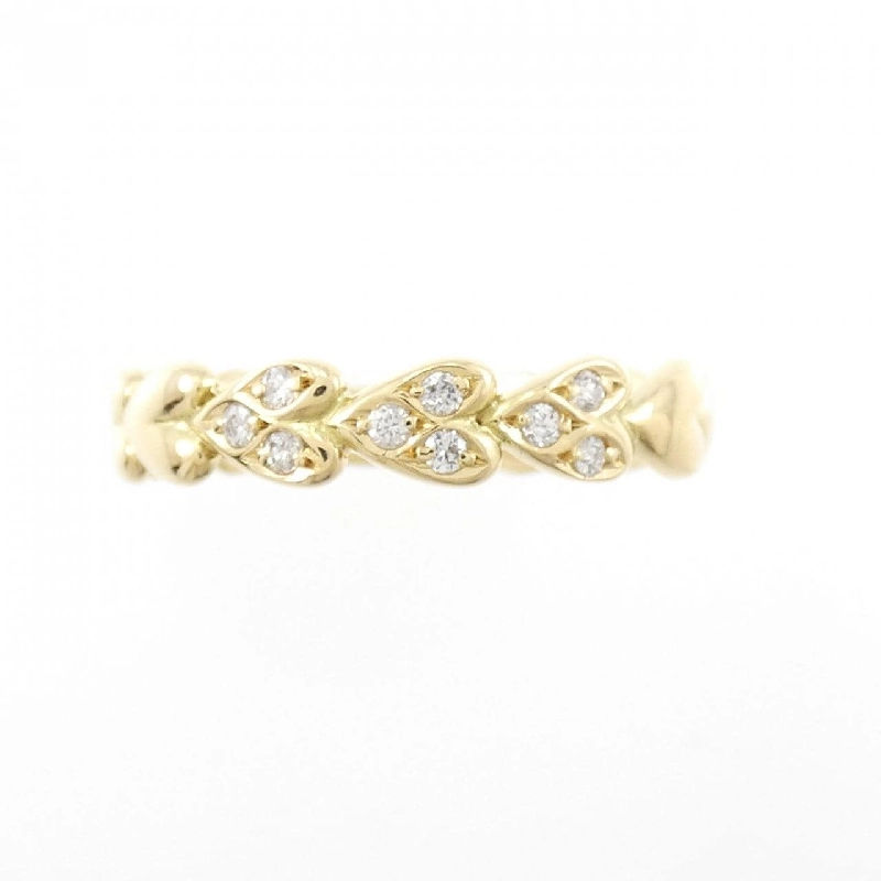 Nhẫn kim cương hình trái tim K18YG 669533