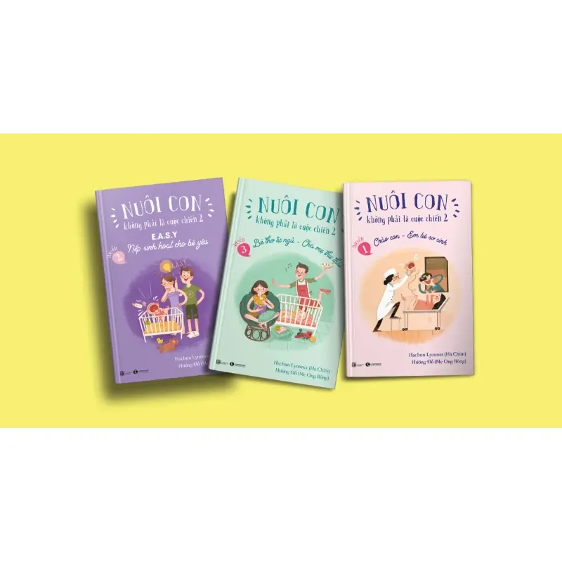 bộ 3 cuốn - Nuôi Con Không Phải Là Cuộc Chiến 2 – Hachun Lyonnet 689268