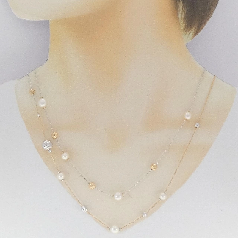 K18PG/K18WG Hạt ngọc trai Akoya - Hàng hiệu Authentic 847080