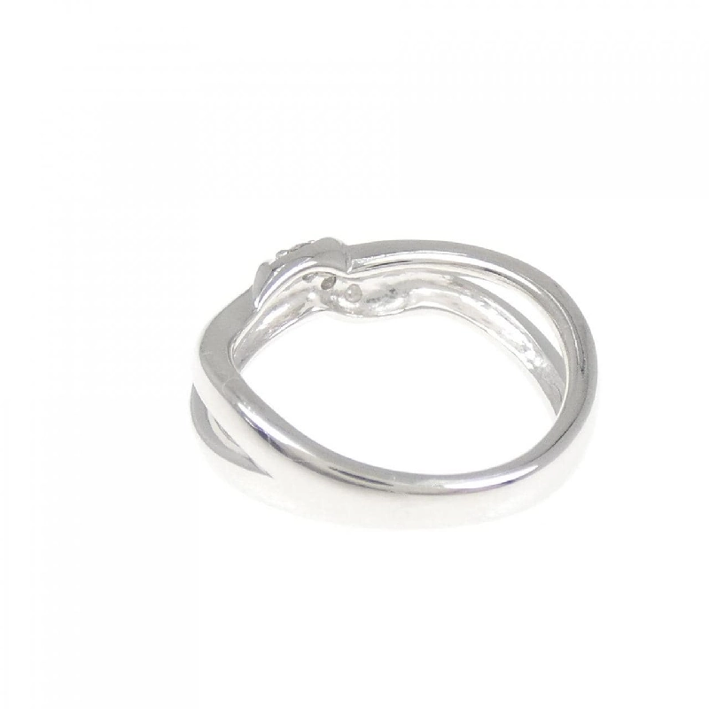 Nhẫn ngón út kim cương K18WG 0.07CT - Hàng hiệu Authentic 852000