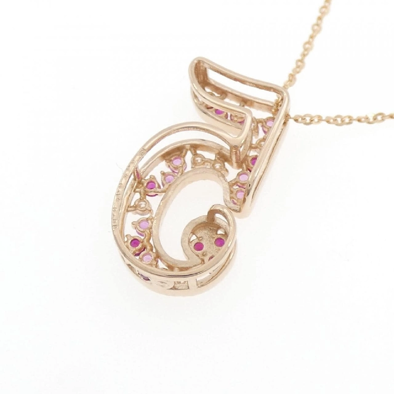 K18PG Số 5 Dây chuyền đá màu - Hàng hiệu Authentic 845549