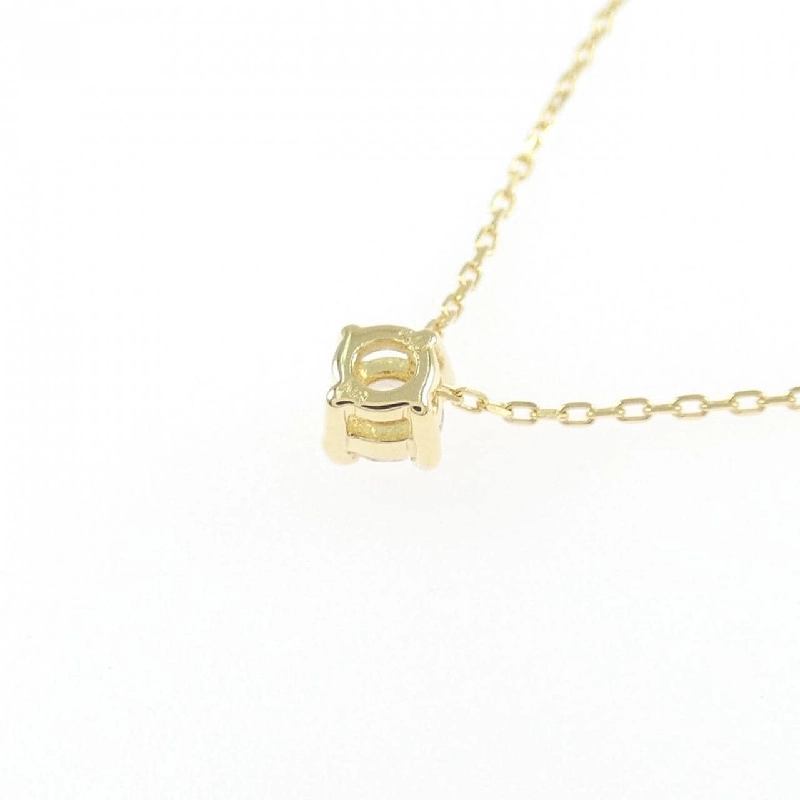 K18YG Solitaire Dây chuyền kim cương 0.10CT - Hàng hiệu Chính hãng 858655