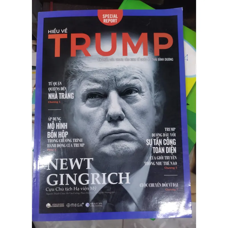 Sách - Hiểu về Trump - Ấn phẩm của TT kinh tế Châu Á - Thái Bình Dương - like new 932584