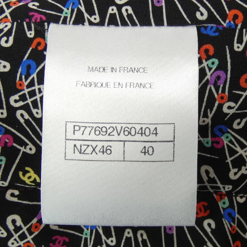 【Đối tượng phiếu giảm giá】Áo khoác không cổ CHANEL 641132