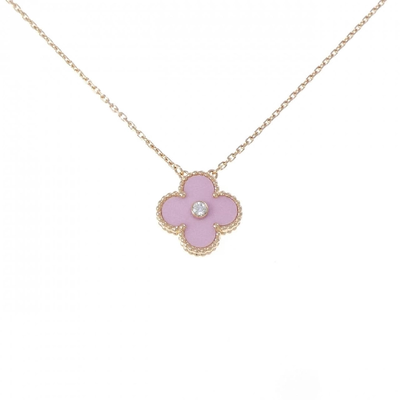 Vòng cổ Van Cleef & Arpels Vintage Alhambra Giới hạn Giáng sinh 2015 - Hàng hiệu Authentic 840499