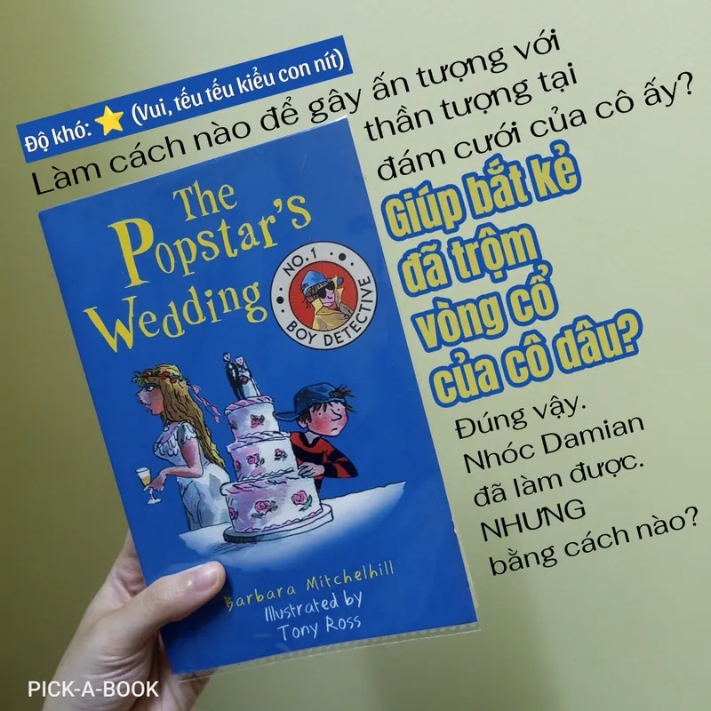 [Ngoại văn] The Popstar's Wedding Truyện Tiếng Anh Trinh thám Thiếu nhi Hài hước 589762