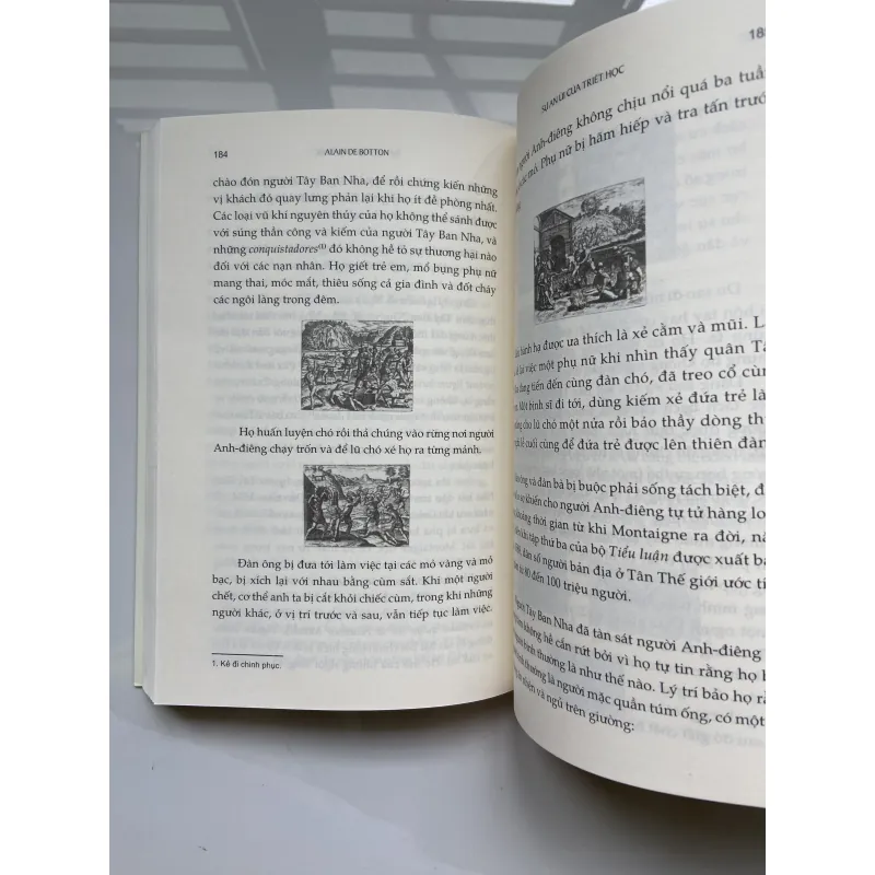 Sự an ủi của triết học - Alain de Botton , sách đã qua sử dụng 745230