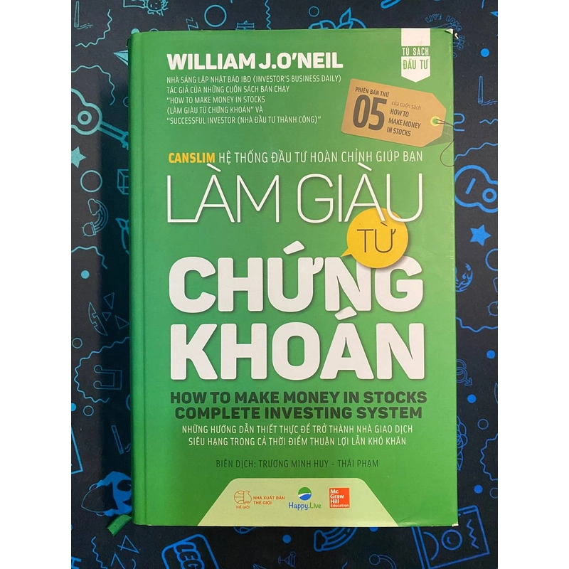 Bộ sách Làm Giàu Từ Chứng Khoán + Hướng Dẫn Thực Hành CANSLIM Cho Người Mới Bắt Đầu - Tốt 361915