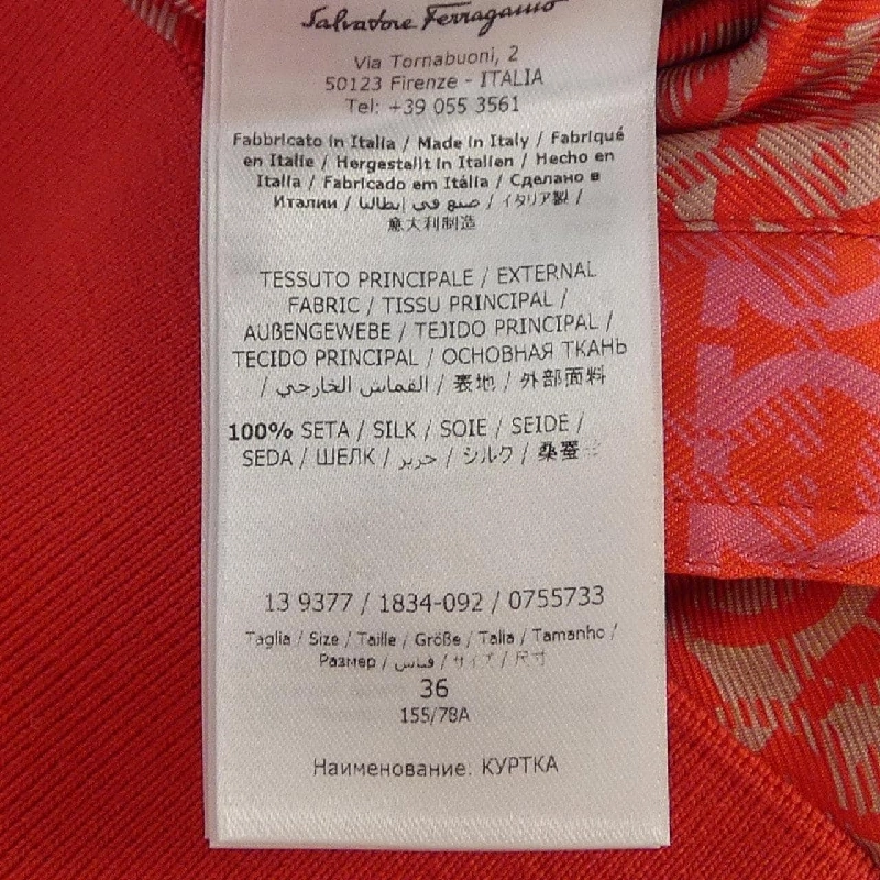 Áo khoác SALVATORE FERRAGAMO 13 9377 - Hàng hiệu Authentic 820064