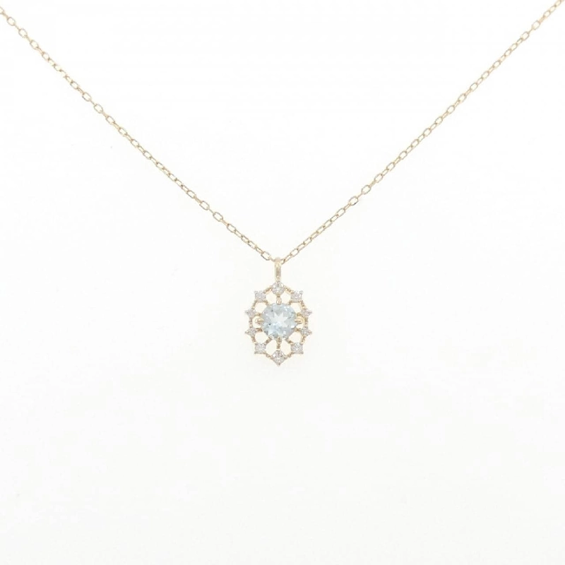 K10YG Blue Topaz Necklace - Hàng hiệu Authentic 856155