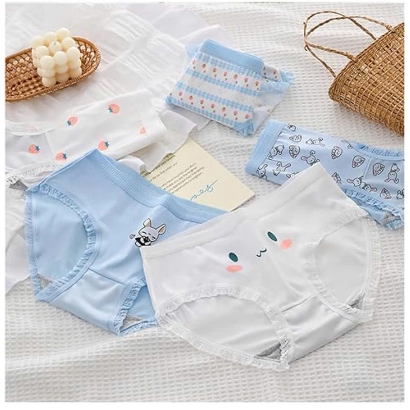 Quần lót cotton nữ với họa tiết dễ thương trẻ trung 398703