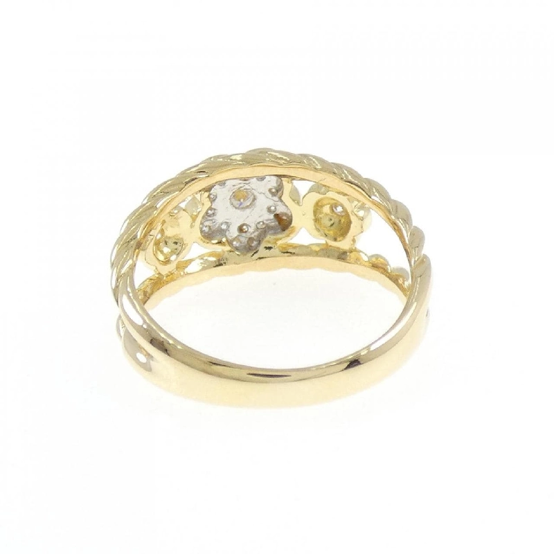 Nhẫn kim cương hoa K18YG/K18WG 0.23CT 672189