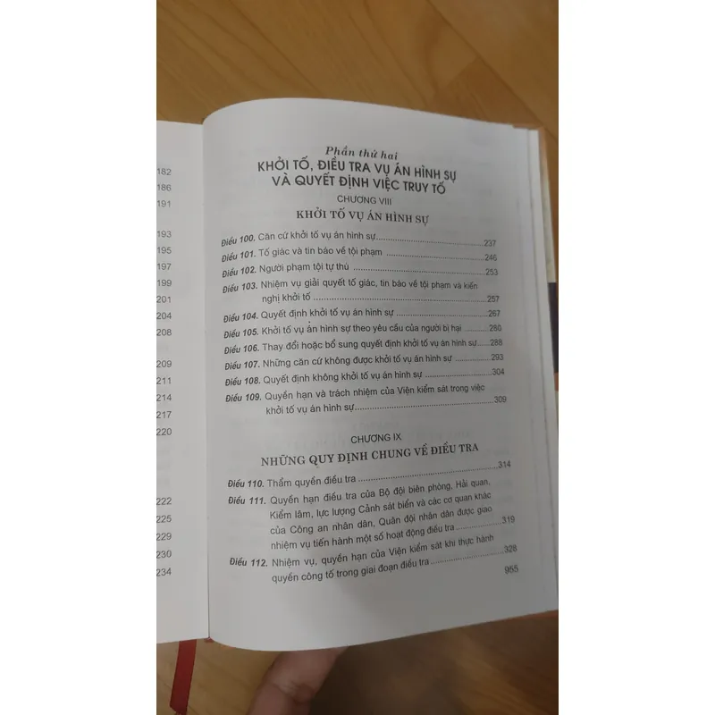 BỘ LUẬT TỐ TỤNG HÌNH SỰ  704107