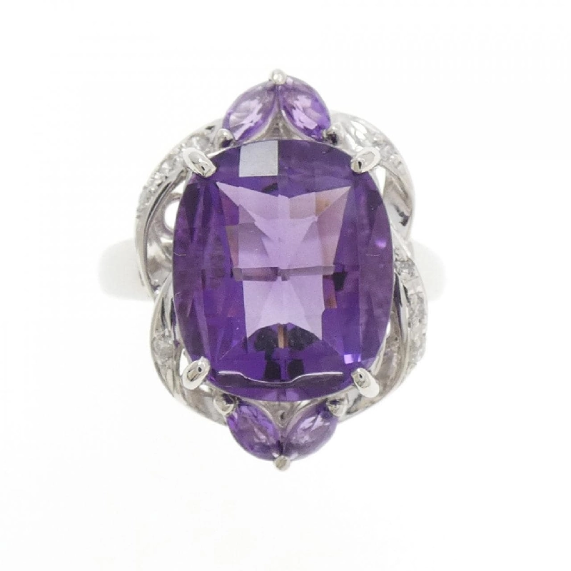Nhẫn Amethyst PT900 6.16CT - Hàng hiệu Chính hãng 849315