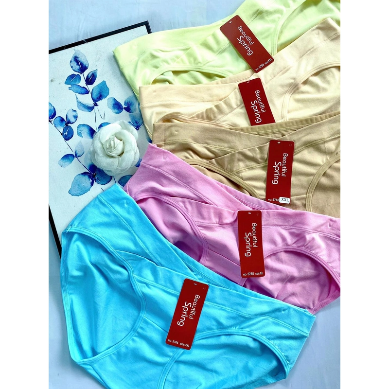 Quần lót bầu cạp chéo vải cotton 454836