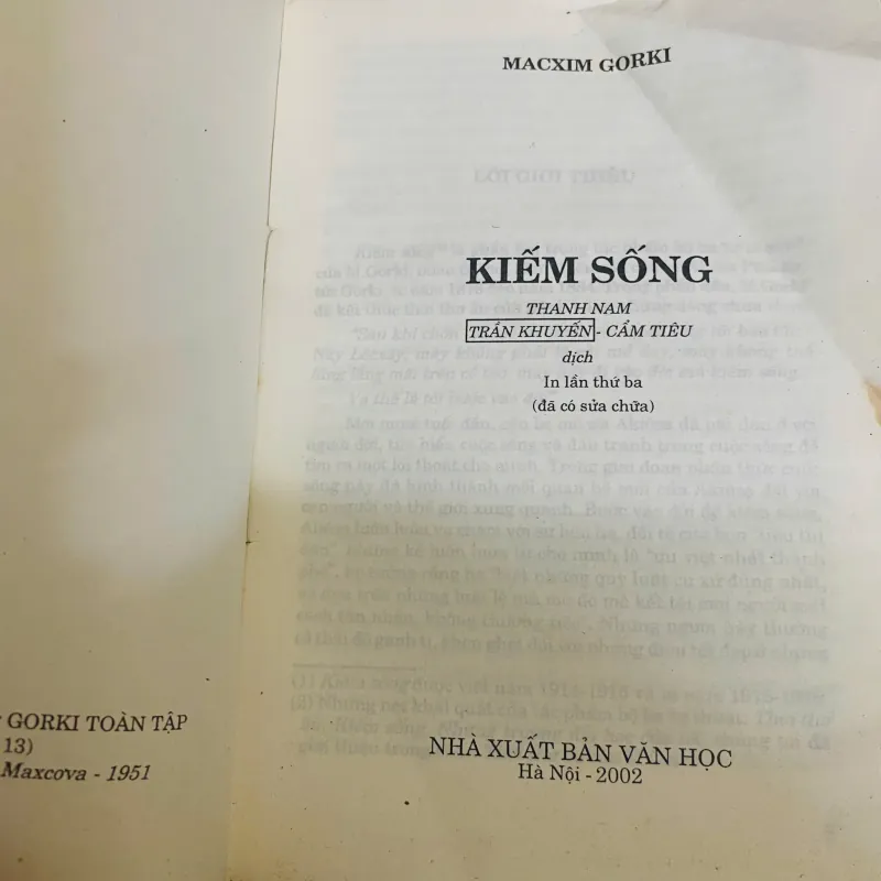 Kiếm Sống (2002) - Macxim Gorki 1013679