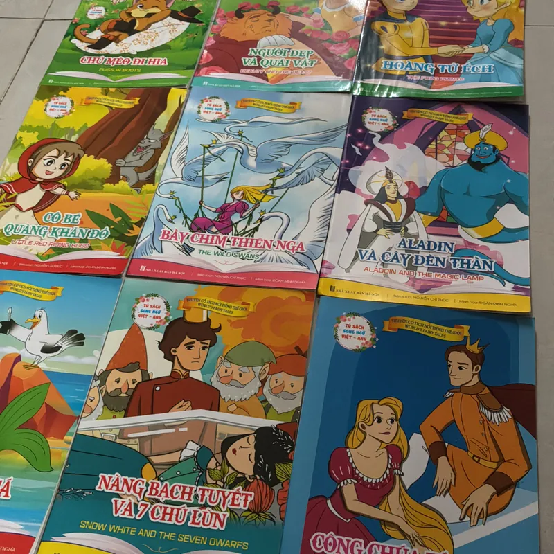 Truyện cổ tích nổi tiếng thế giới Song ngữ (16 cuốn) 702609
