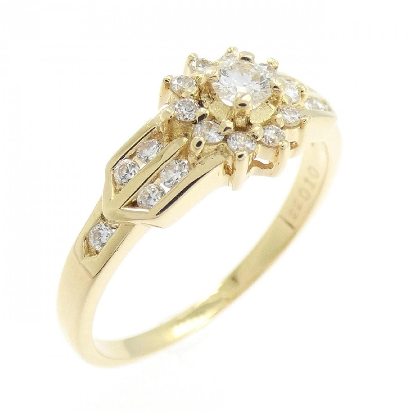 Nhẫn kim cương 18KTYG 0.10CT - Hàng hiệu Chính hãng 855469