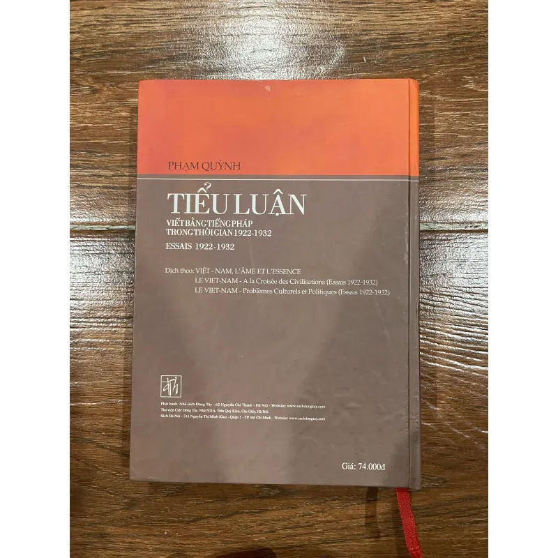 Tiểu Luận viết bằng tiếng Pháp trong thời gian 1922-1932 - Phạm Quỳnh. (10) 1002651