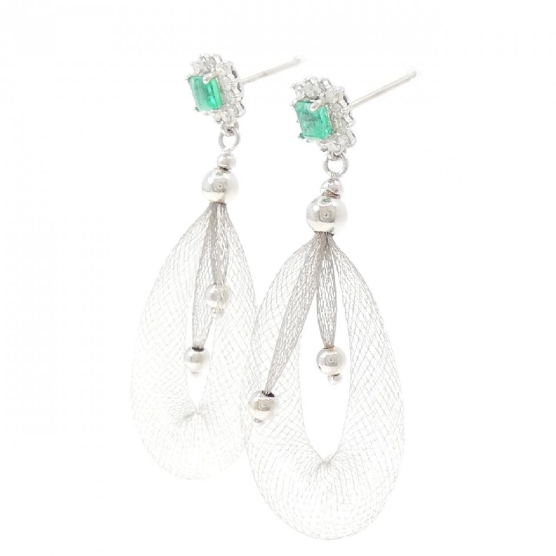 K14WG Bông tai Ngọc lục bảo 0.54CT - Hàng hiệu Chính hãng 874704