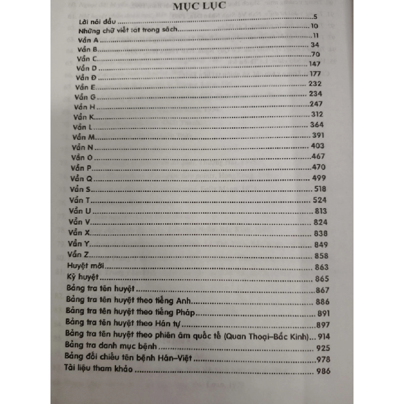 Từ điển châm cứu - 2006 - 990 trang (Sách Y học - Sức khỏe - Thể thao) ANTQ1304 1012632