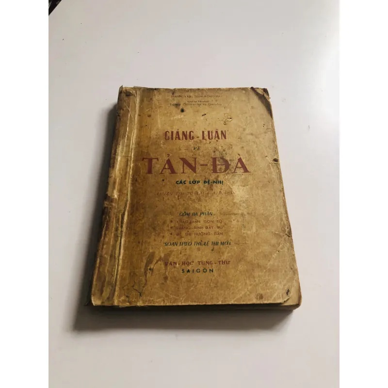 GIẢNG LUẬN VỀ TẢN-ĐÀ - 1962 792526