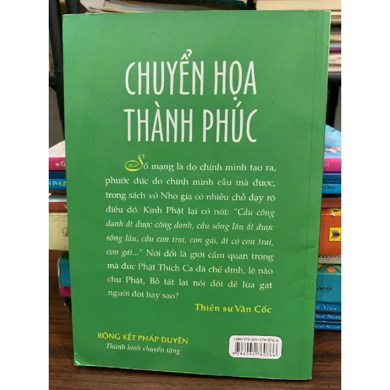 Chuyển hóa thành phúc - Nguyễn Minh Tiến (soạn dịch và chú giải) 572408
