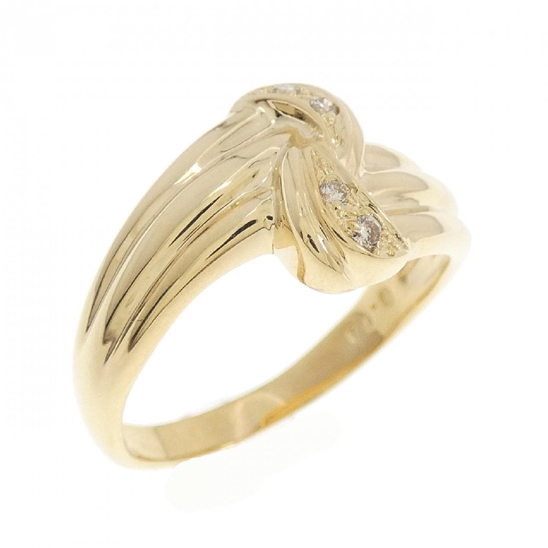 Nhẫn kim cương K18YG 0.04CT 667456