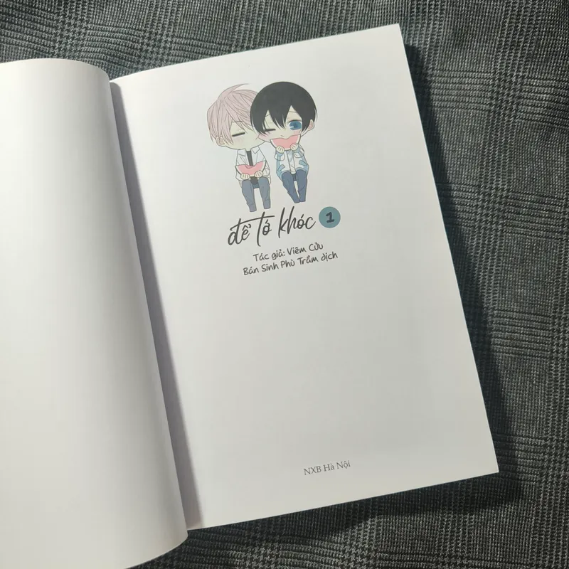 Để tớ khóc (Tập 1) - Viêm Cửu - Tặng kèm 2 postcard - AMAK 597874