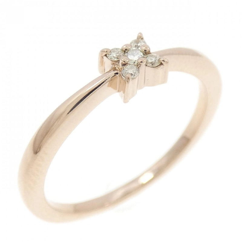 Nhẫn kim cương hoa K18PG - Hàng hiệu Authentic 854587