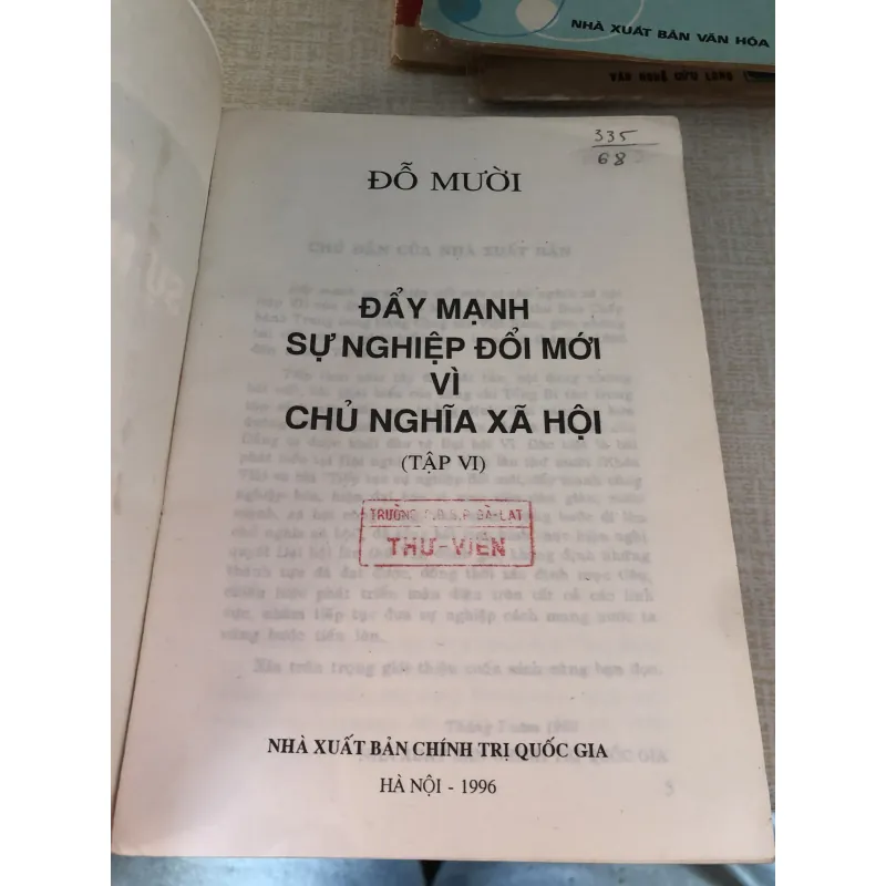 Đẩy mạnh sự nghiệp đổi mới vì Chủ nghĩa xã hội-Đỗ Mười 960272