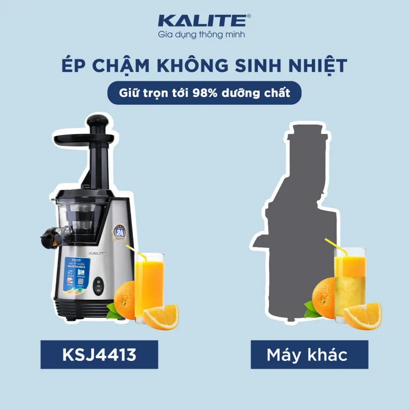 Kalite KSJ4413 – Công nghệ ép chậm cải tiến, giữ hương vị tự nhiên 699425