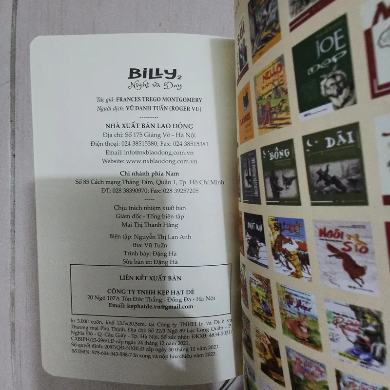 Sách combo 2 quyển Billy của Kẹp hạt dẻ mới 90% 529203