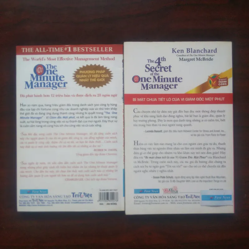 The One Minute Manager - Combo Vị Giám Đốc Một Phút + Bí Mật Chưa Tiết Lộ [Sách Quản Trị] 1022241