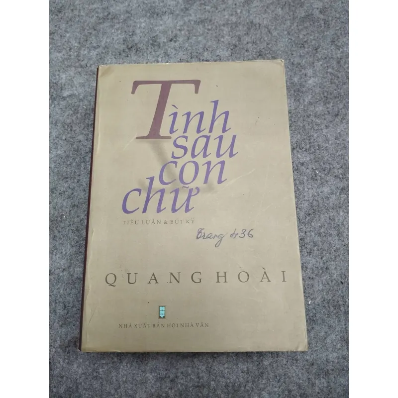 TÌNH SAU CON CHỮ. TIỂU LUẬN & BÚT KÝ 936841