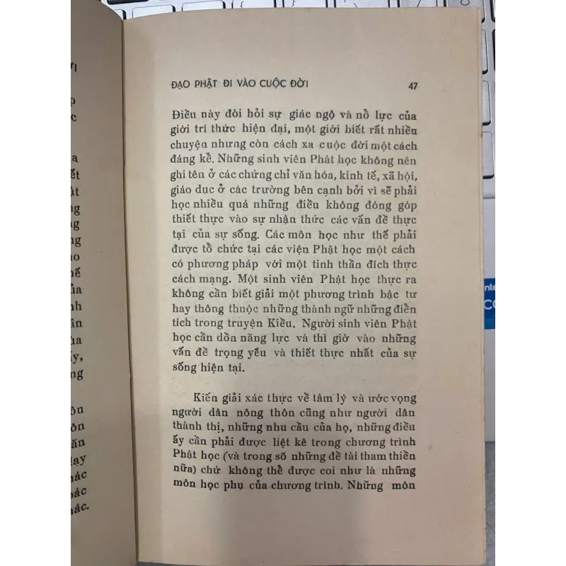 ĐẠO PHẬT ĐI VÀO CUỘC ĐỜI - NHẤT HẠNH 601783