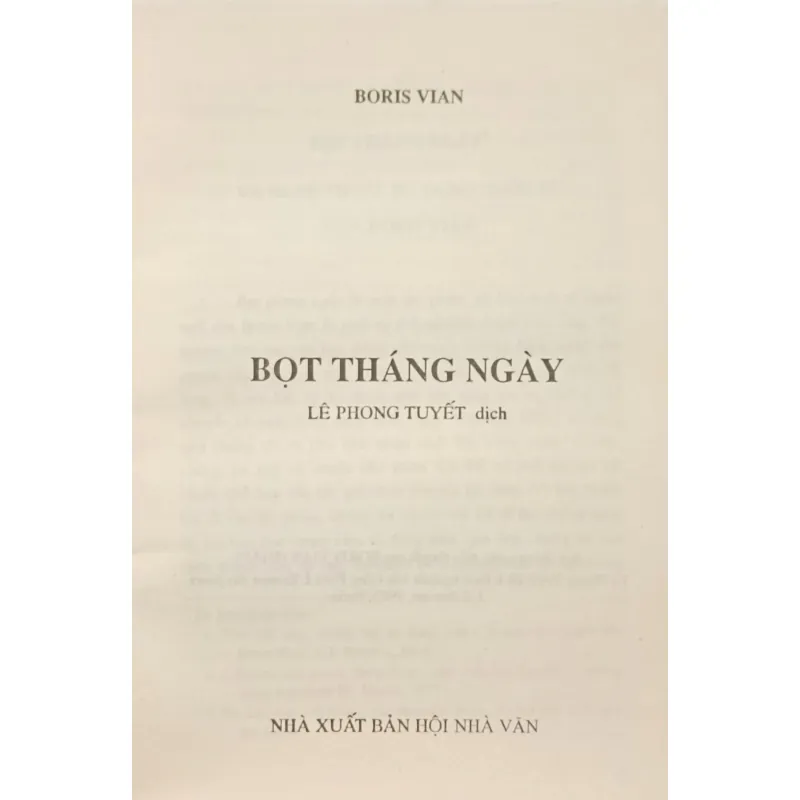 Bọt tháng ngày (Boris Vian) 957669