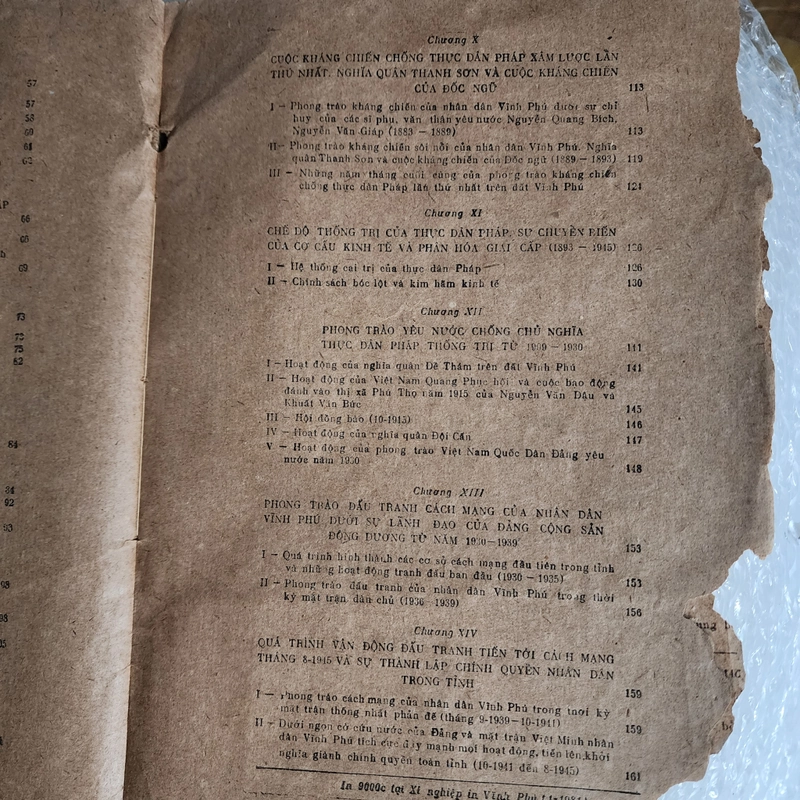 Lịch sử Vĩnh Phú | Ty văn hóa thông tin | 1980 khổ to | tình trạng như hình 526464