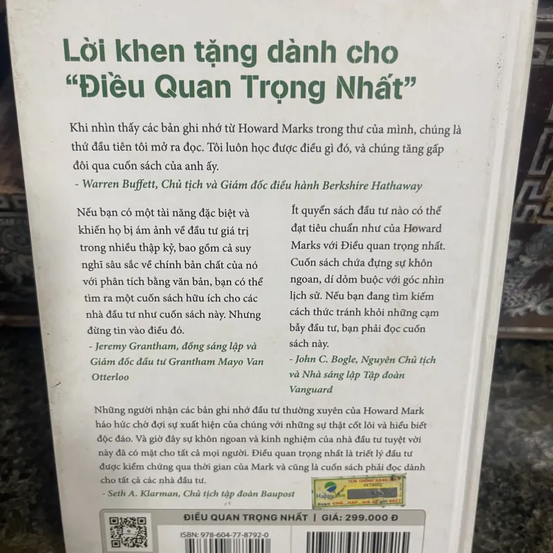 Điều quan trọng nhất Howard Marks 782601