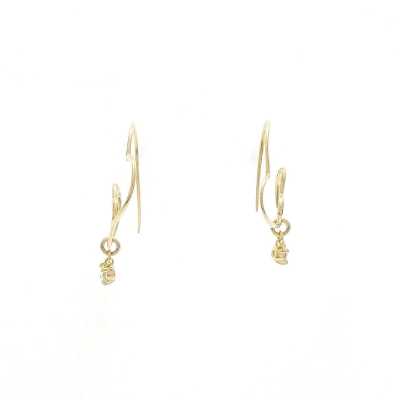 K18YG Bông tai kim cương hình trái tim 0.20CT - Hàng hiệu chính hãng 871096