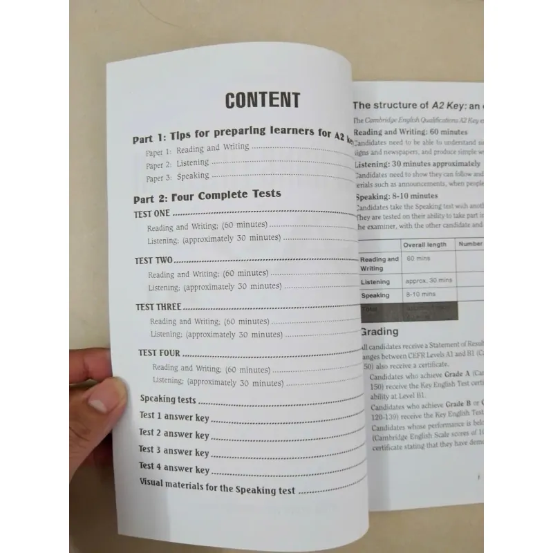 Cẩm nang luyện thi A2 - KEY 1 with answers 605684