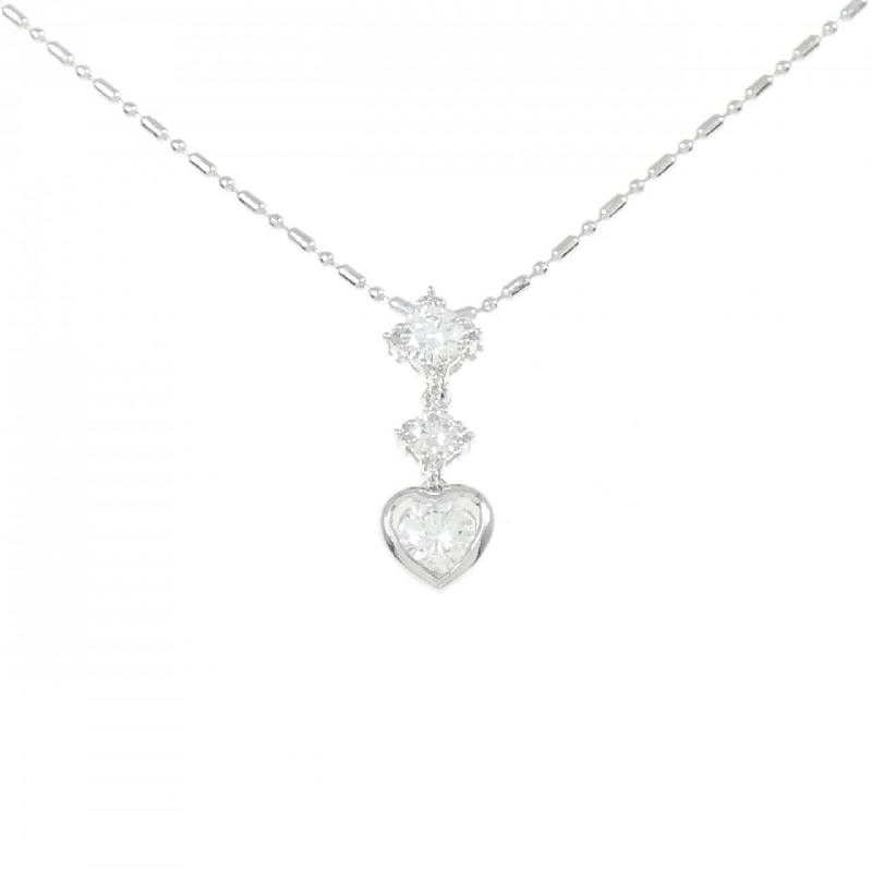 Dây chuyền kim cương hình trái tim 18KWG/750WG 0.45CT - Hàng hiệu Chính hãng 868499