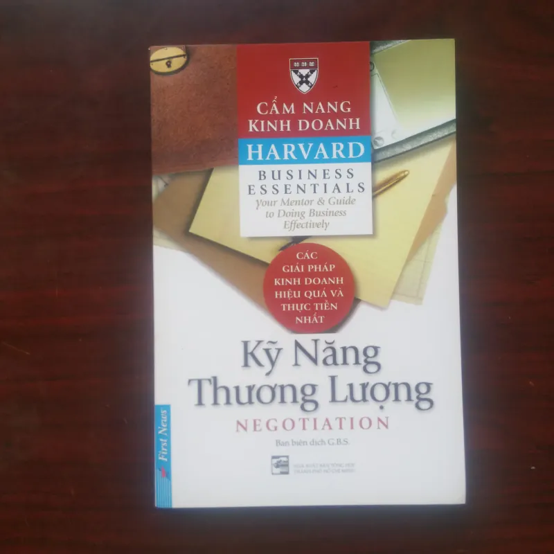 Kỹ Năng Thương Lượng - Negotiation - Harvard Business Essentials 1029065