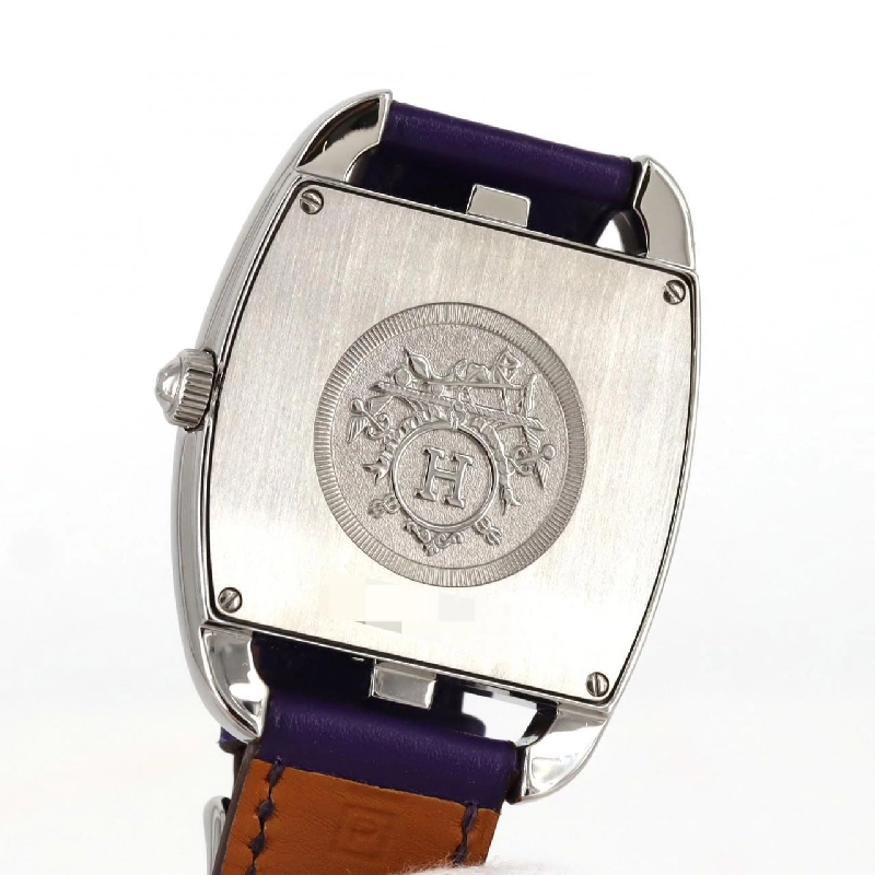 Hàng hiệu Authentic - Đồng hồ Hermès Cape Cod Tonneau Double Tour CT1.710 SS Quartz 880185