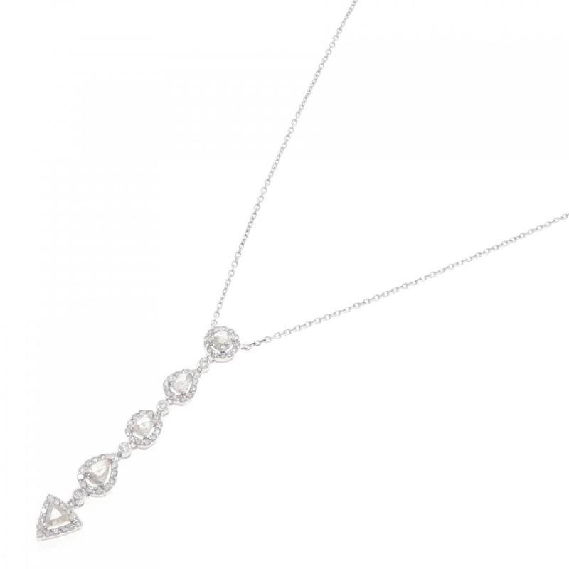 K18WG Dây chuyền kim cương 0.85CT - Hàng hiệu Authentic 863331