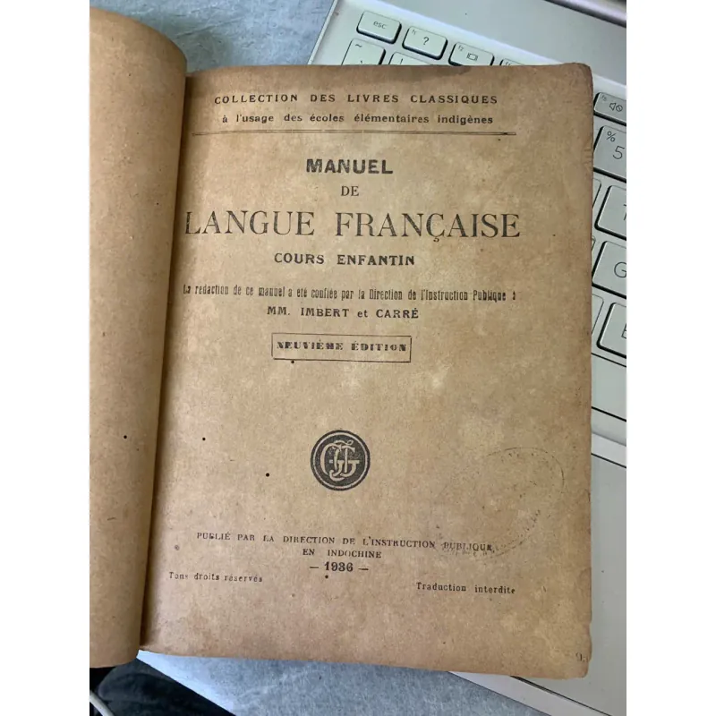MANUEL DE LANGUE FRANCAISE COURS ENFANTIN (SÁCH GIÁO KHOA TIẾNG PHÁP TRÌNH ĐỘ NHI ĐỒNG) 778952