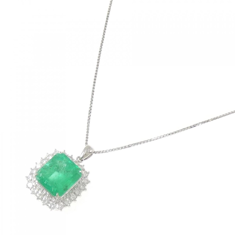 Dây chuyền Emerald PT900/PT850 15.17CT - Hàng hiệu Chính hãng 848548